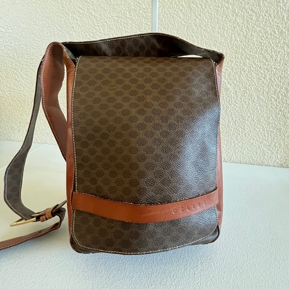 Celine unisex vintage messenger bag